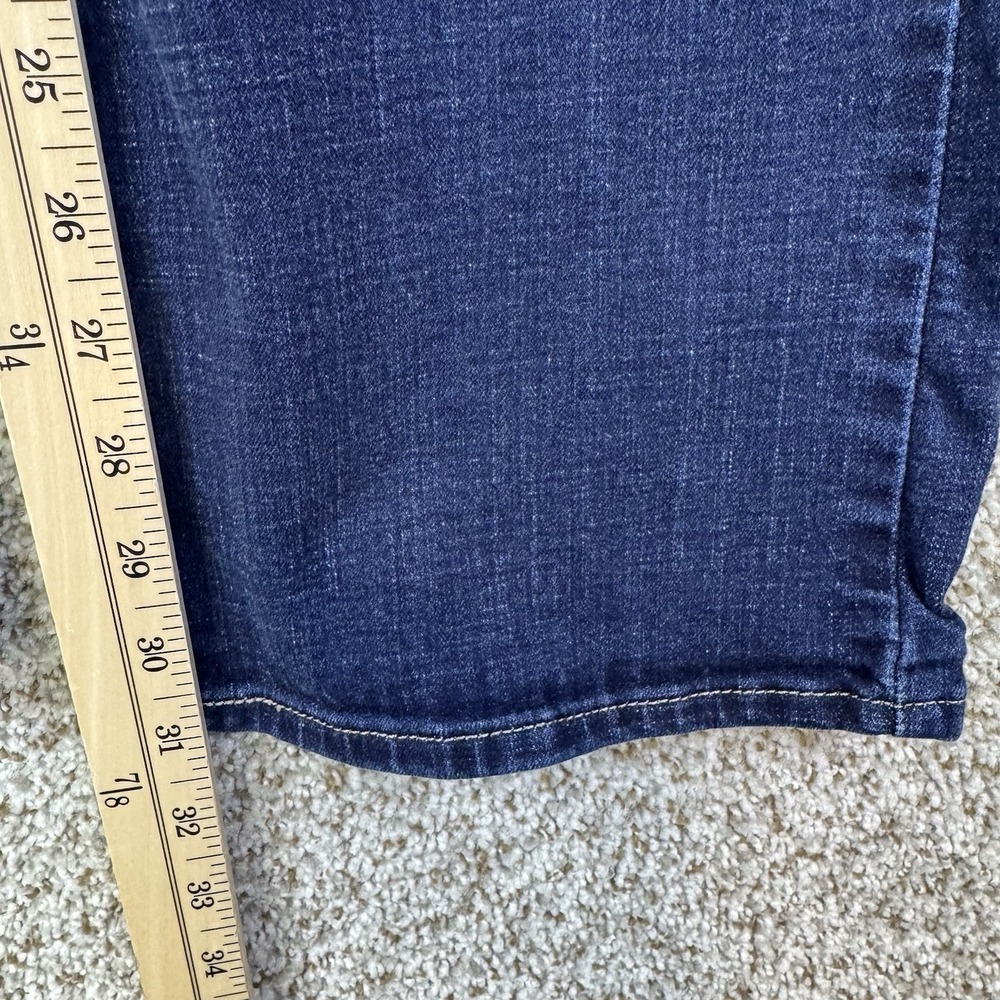 Levi's Classic Bootcut Jeans Women's Size 16 Dark Wash Med Rise Cotton Pockets - Picture 6 of 12